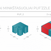 moduliniai minkštasuoliai PUF’ZZLE_shema